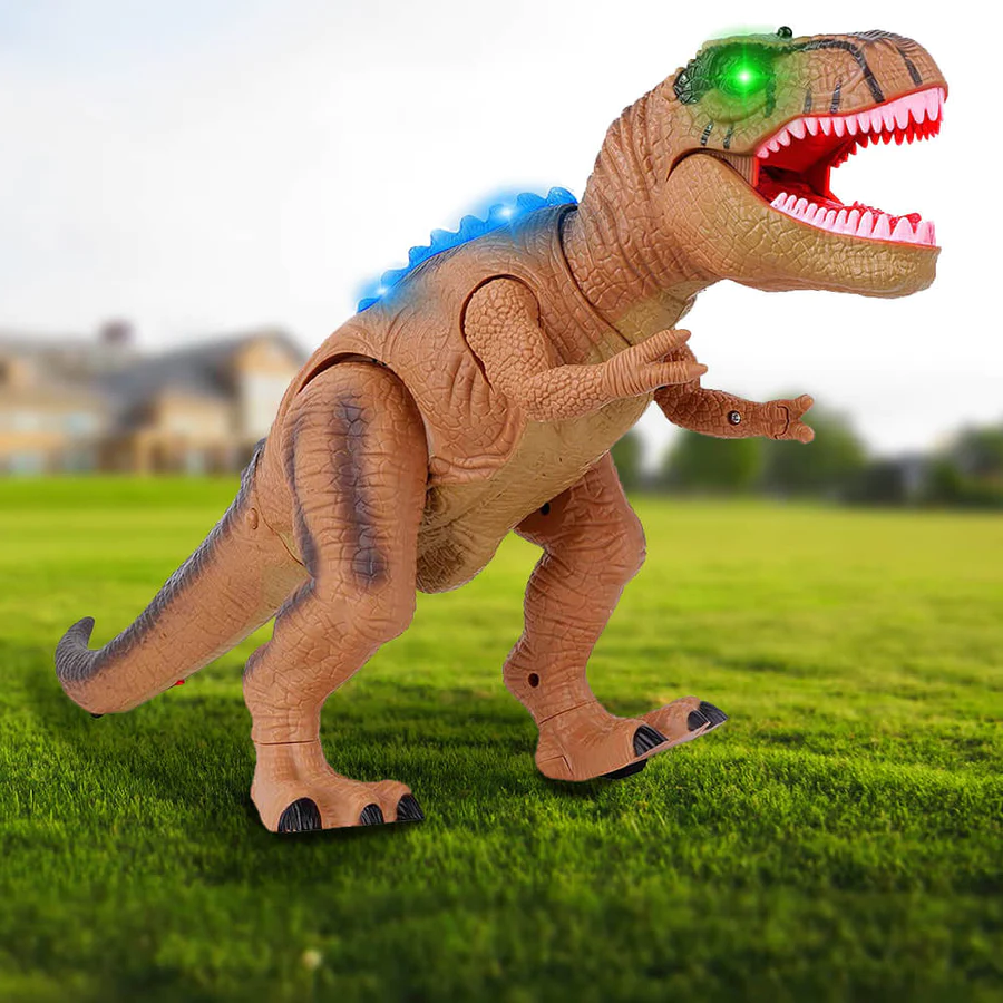 Dinosaur Interactif à Télécommande - Marche, Rugit et S'Illumine