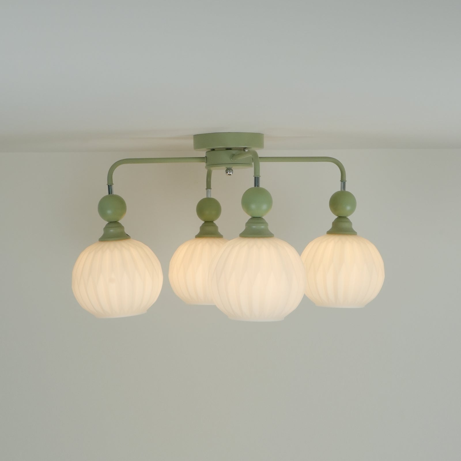 Lampe de Plafond Élégante en Verre - Design Moderne et Lumière Chaude