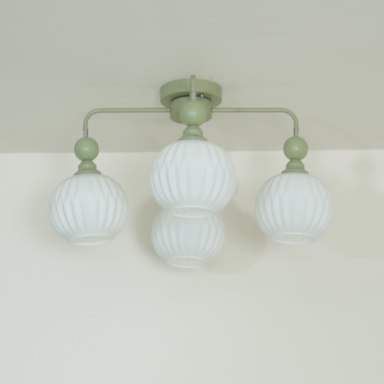 Lampe de Plafond Élégante en Verre - Design Moderne et Lumière Chaude