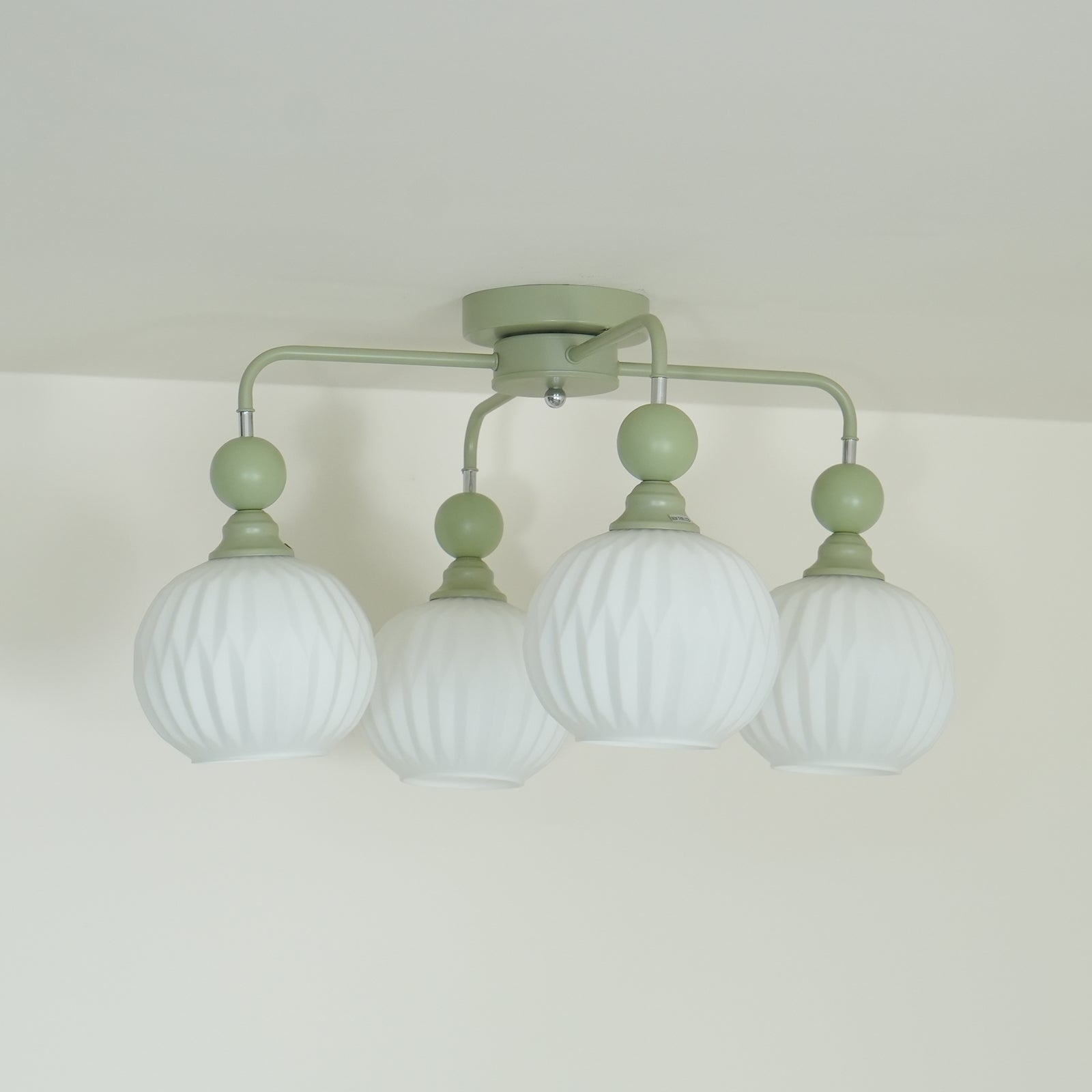 Lampe de Plafond Élégante en Verre - Design Moderne et Lumière Chaude