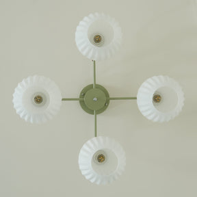 Lampe de Plafond Élégante en Verre - Design Moderne et Lumière Chaude