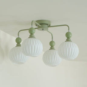 Lampe de Plafond Élégante en Verre - Design Moderne et Lumière Chaude
