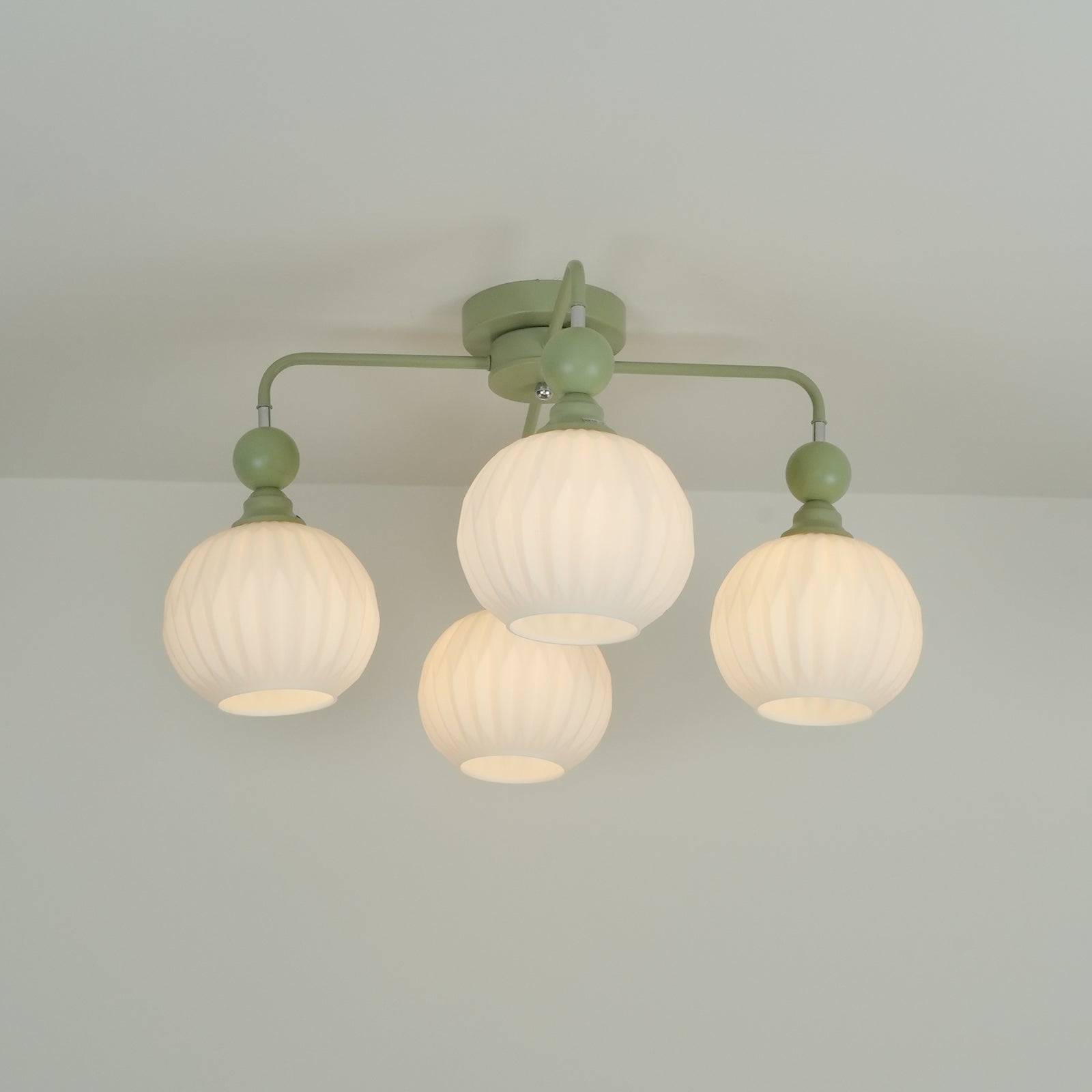 Lampe de Plafond Élégante en Verre - Design Moderne et Lumière Chaude