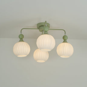 Lampe de Plafond Élégante en Verre - Design Moderne et Lumière Chaude
