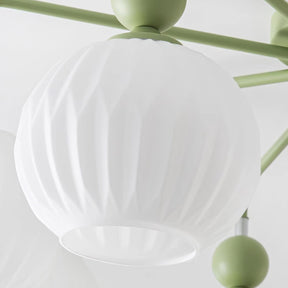Lampe de Plafond Élégante en Verre - Design Moderne et Lumière Chaude