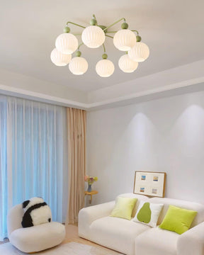 Lampe de Plafond Élégante en Verre - Design Moderne et Lumière Chaude