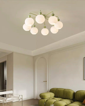 Lampe de Plafond Élégante en Verre - Design Moderne et Lumière Chaude