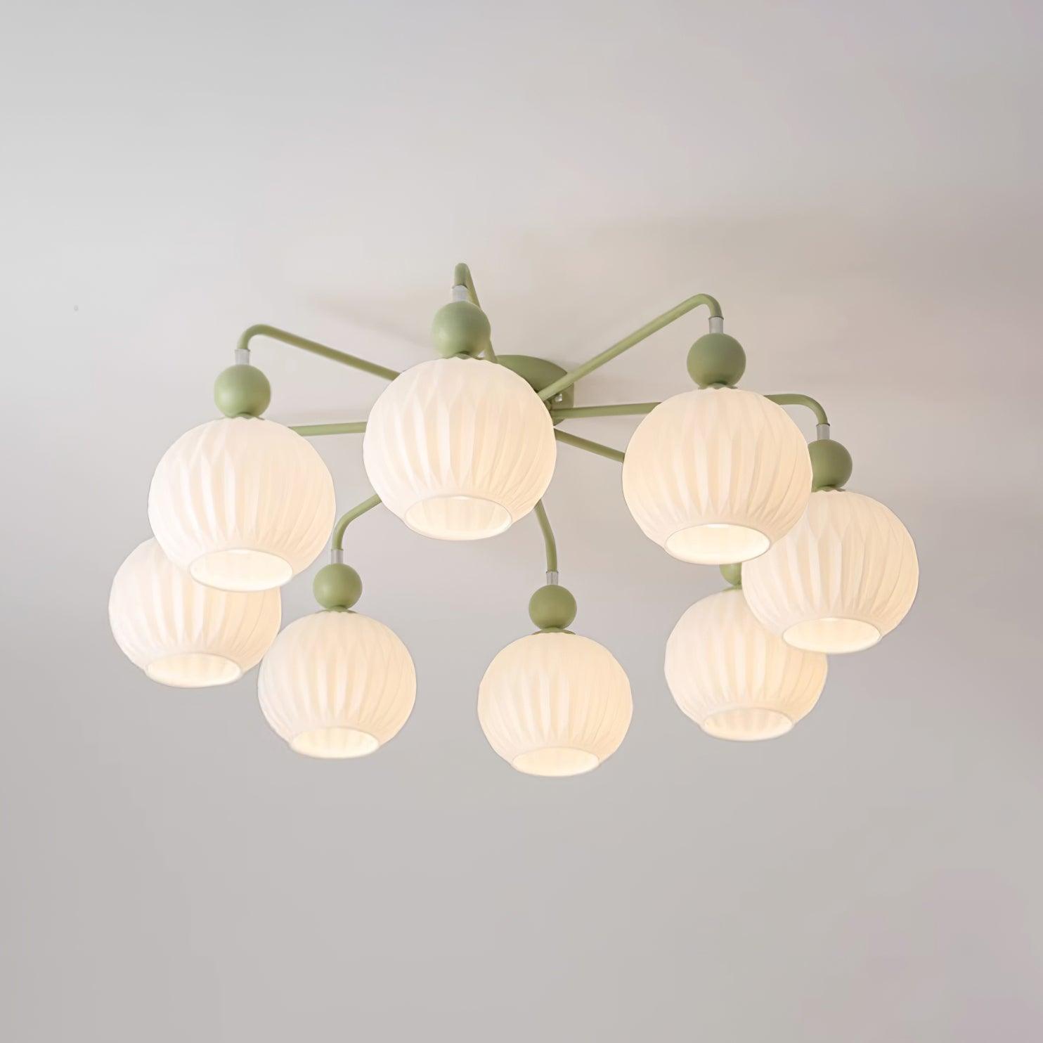 Lampe de Plafond Élégante en Verre - Design Moderne et Lumière Chaude
