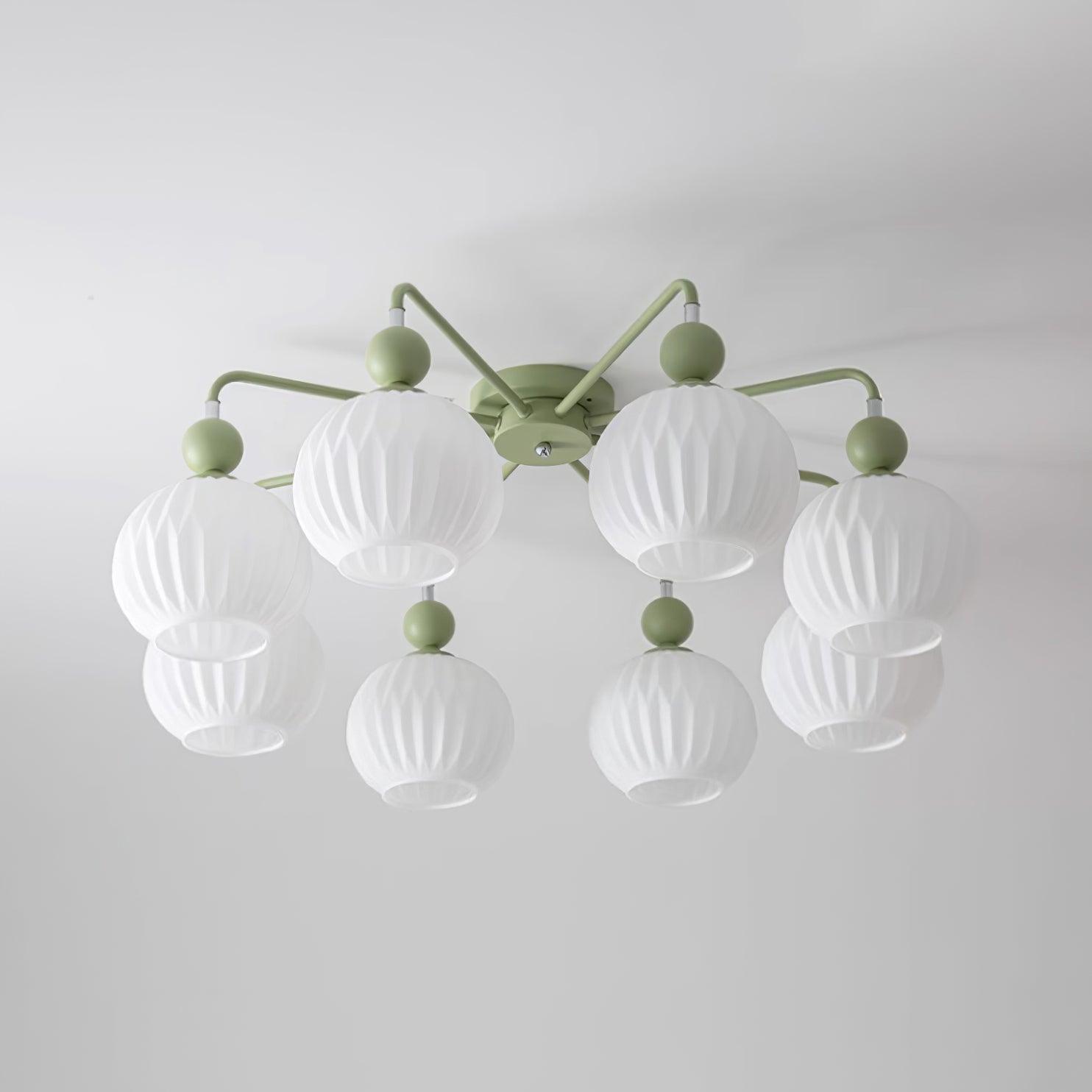 Lampe de Plafond Élégante en Verre - Design Moderne et Lumière Chaude