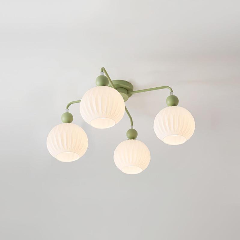 Lampe de Plafond Élégante en Verre - Design Moderne et Lumière Chaude