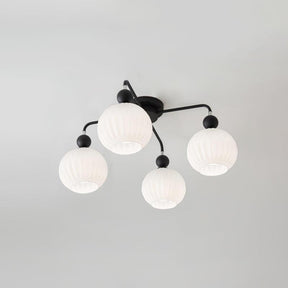 Lampe de Plafond Élégante en Verre - Design Moderne et Lumière Chaude