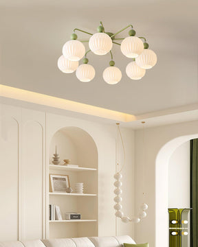 Lampe de Plafond Élégante en Verre - Design Moderne et Lumière Chaude