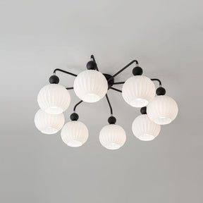 Lampe de Plafond Élégante en Verre - Design Moderne et Lumière Chaude