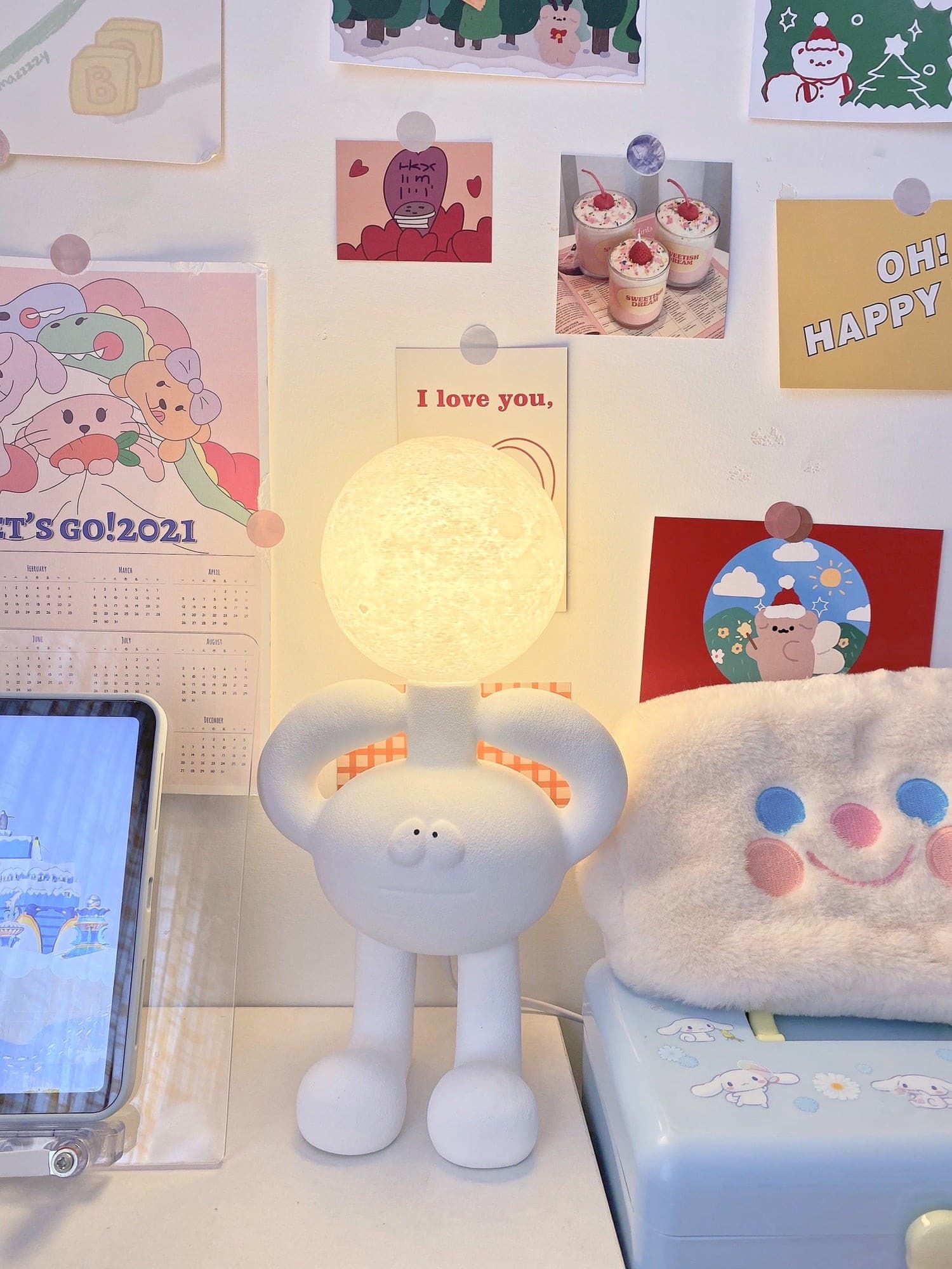 Lampe de Table Robotique - Design Créatif et Éclairage Joyeux