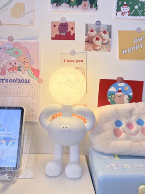 Lampe de Table Robotique - Design Créatif et Éclairage Joyeux