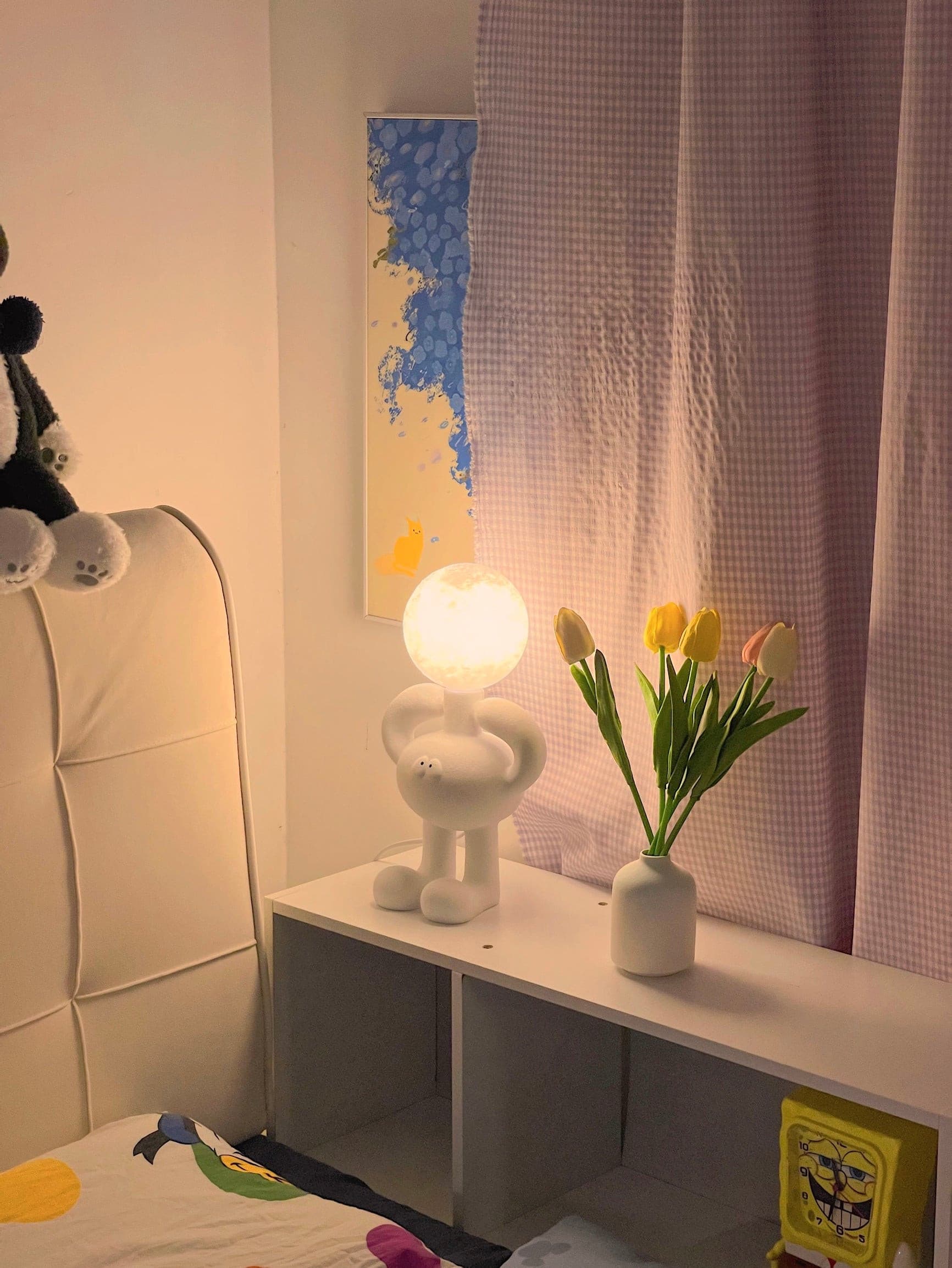 Lampe de Table Robotique - Design Créatif et Éclairage Joyeux