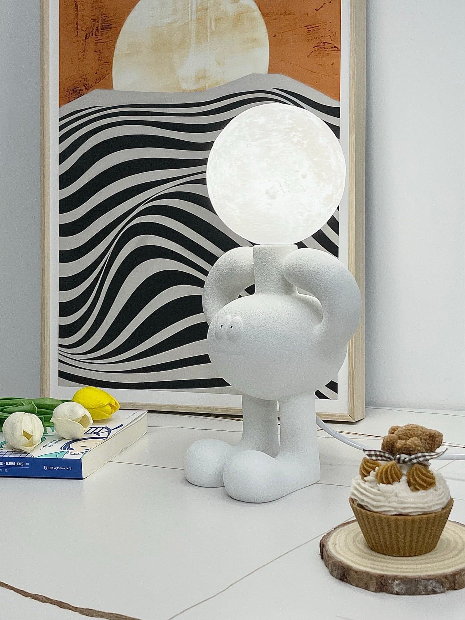 Lampe de Table Robotique - Design Créatif et Éclairage Joyeux