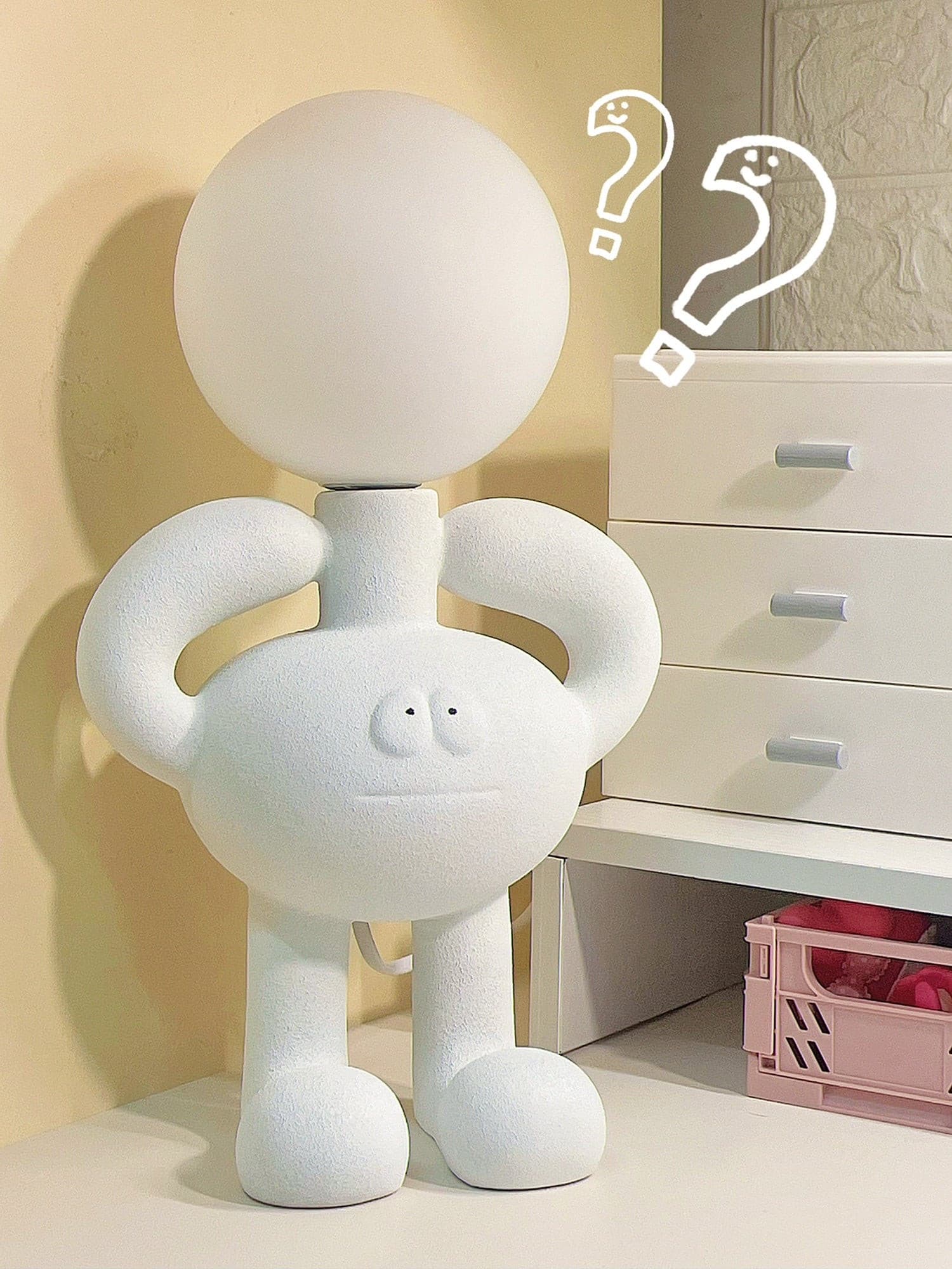 Lampe de Table Robotique - Design Créatif et Éclairage Joyeux