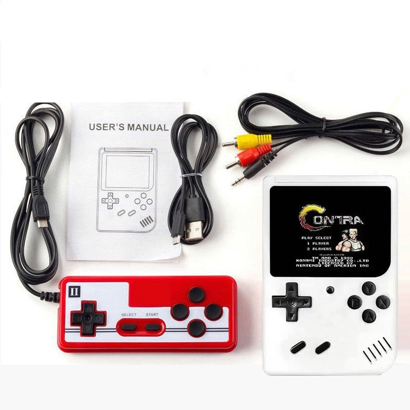 Console de Jeu Portable Rétro - 400 Jeux Classiques Intégrés