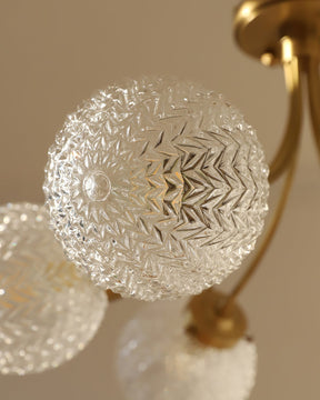 Lampe de Plafond Vintage en Verre - Ambiance Chaleureuse et Élégante