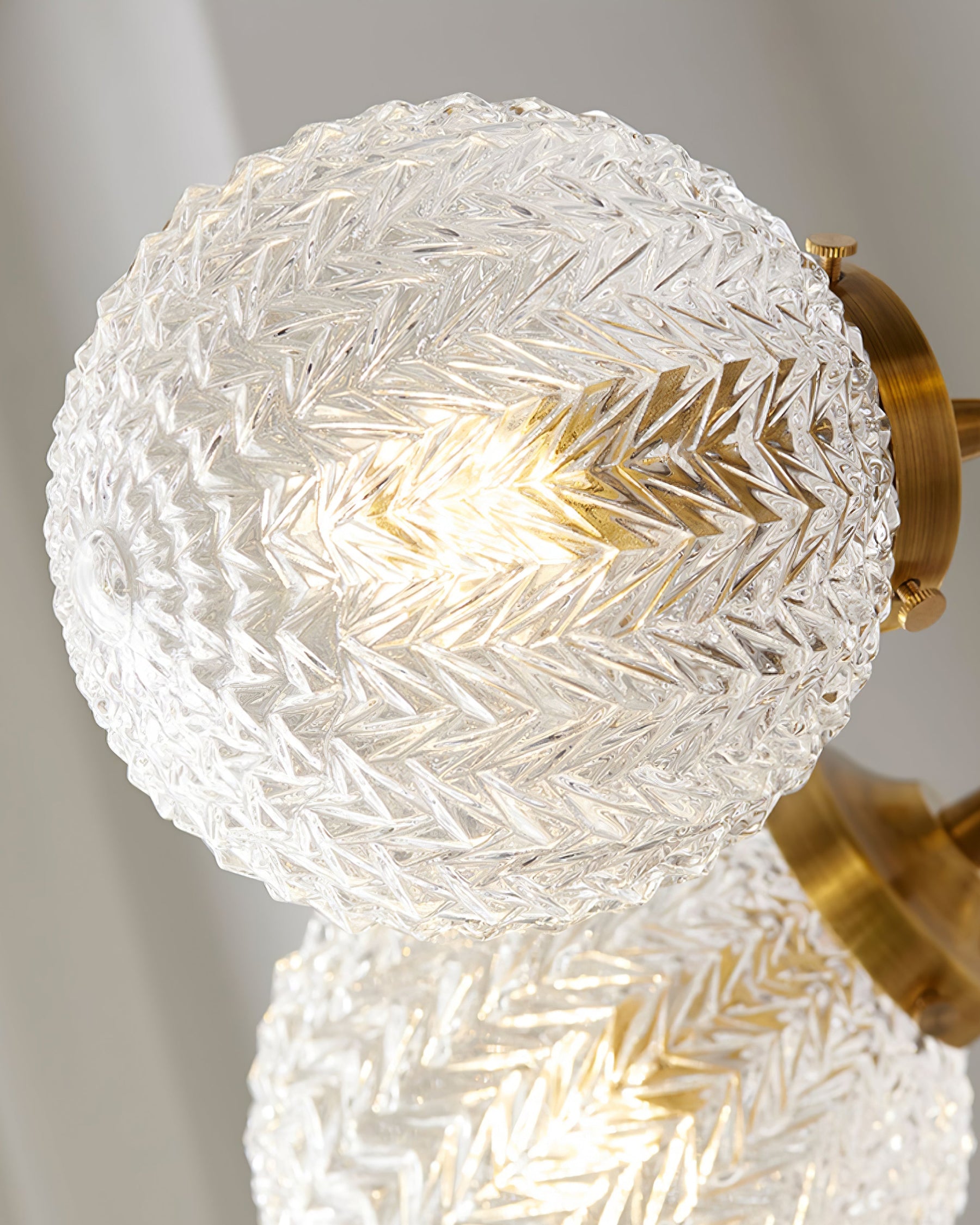 Lampe de Plafond Vintage en Verre - Ambiance Chaleureuse et Élégante