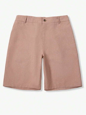 Shorts Bermuda Rétro à Taille Cordon - Style Vintage et Confort Respirant