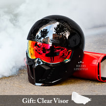 Casque de Moto Rétro Sécure - Coque ABS et Confort Optimal