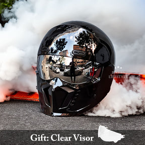 Casque de Moto Rétro Sécure - Coque ABS et Confort Optimal