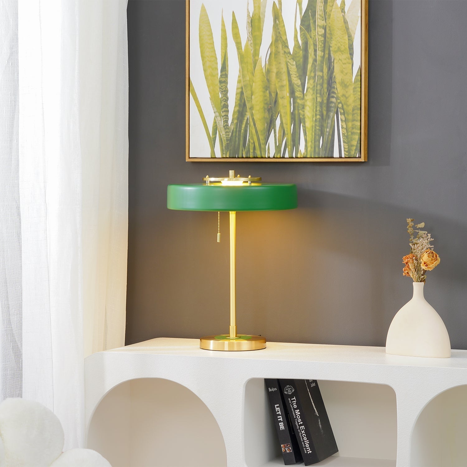 Lampe de Table en Métal et Acrylique - Design Élégant et Durable pour Intérieur