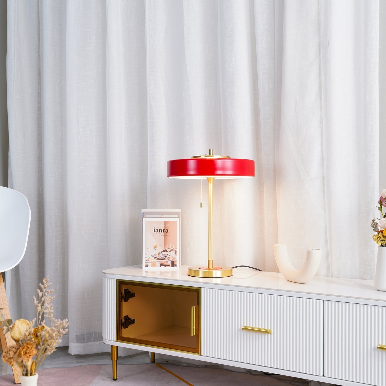 Lampe de Table en Métal et Acrylique - Design Élégant et Durable pour Intérieur