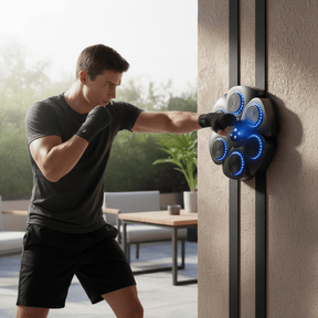 Machine de Boxe Interactive | Entraînement Rythmique avec Musique et Lumières