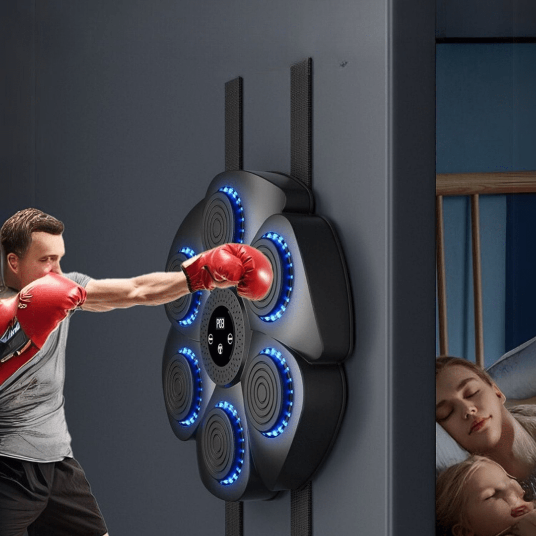 Machine de Boxe Interactive | Entraînement Rythmique avec Musique et Lumières