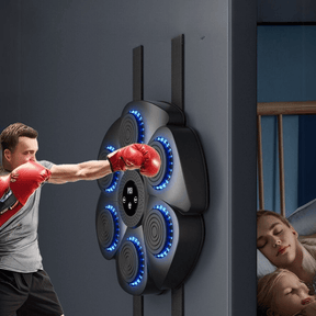 Machine de Boxe Interactive | Entraînement Rythmique avec Musique et Lumières