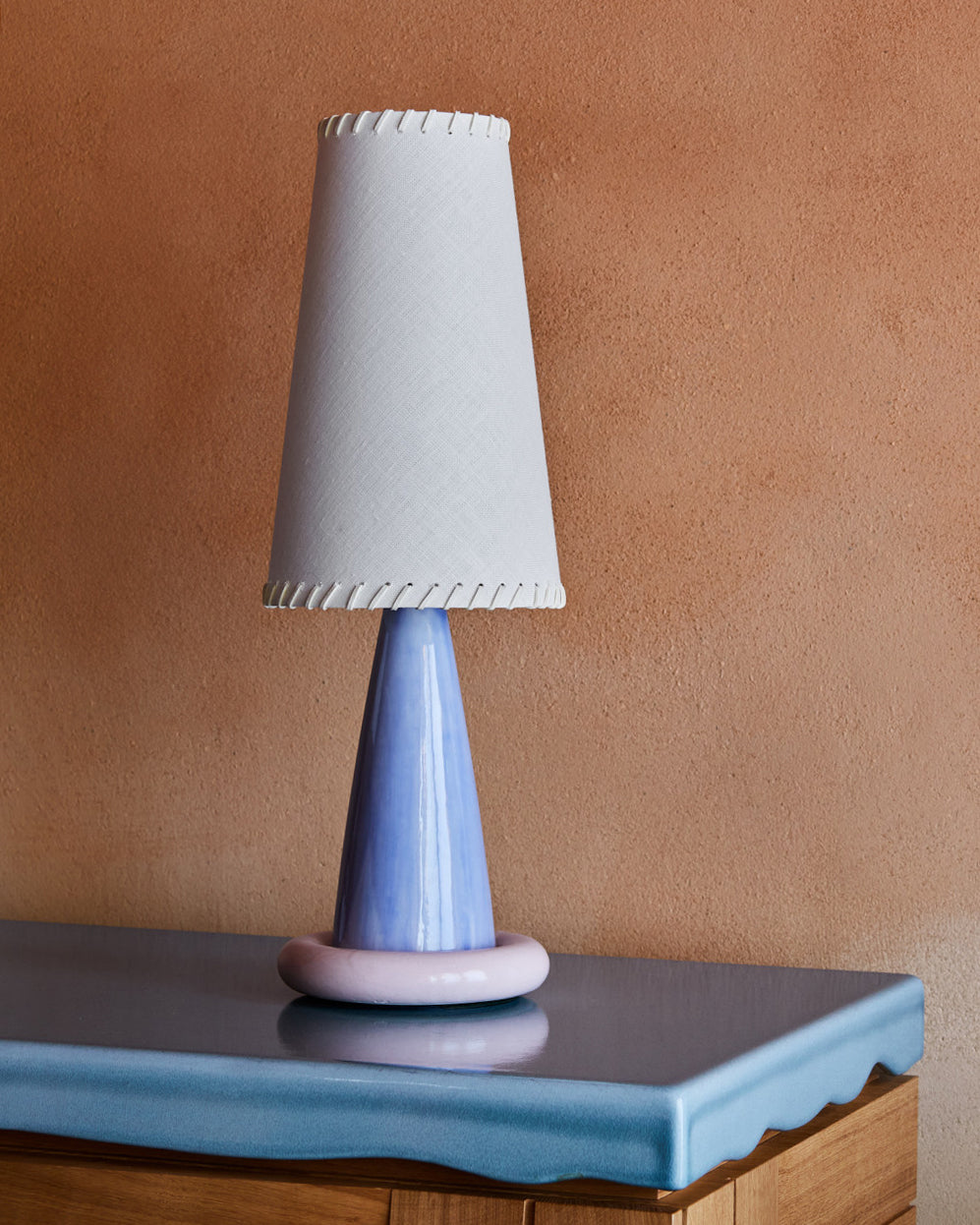Lampe de Nuit en Céramique - Design Élégant et Ludique pour Intérieurs