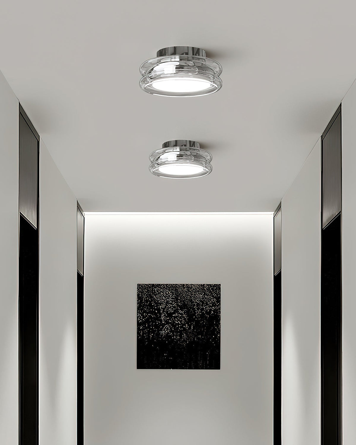 Lampe de Plafond Moderne Élégante - Diffusion Douce et Accueillante