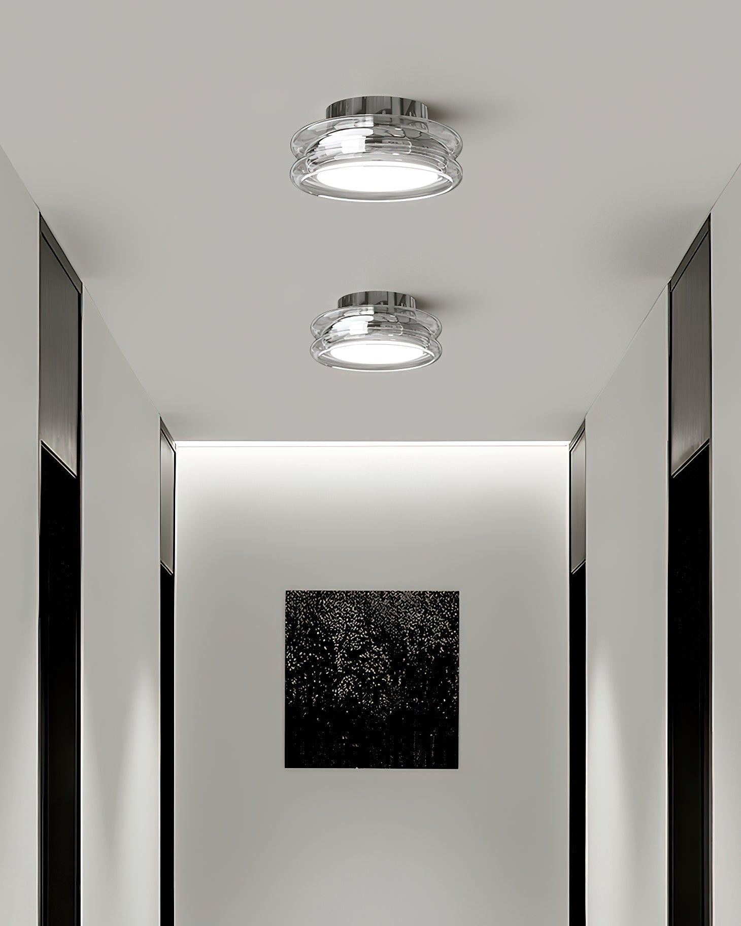 Lampe de Plafond Moderne Élégante - Diffusion Douce et Accueillante