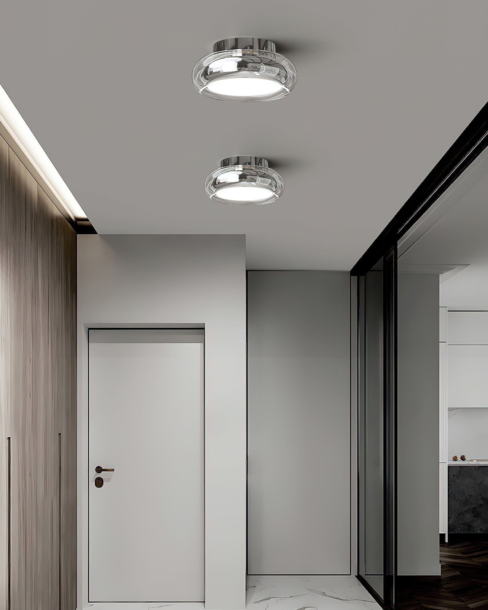 Lampe de Plafond Moderne Élégante - Diffusion Douce et Accueillante