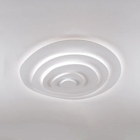 Lampe de Plafond Élégante en Métal - Design Ondulé et Ambiance Chaleureuse