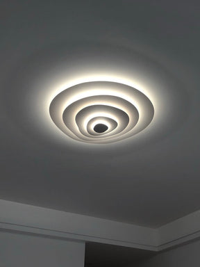 Lampe de Plafond Élégante en Métal - Design Ondulé et Ambiance Chaleureuse