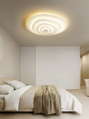 Lampe de Plafond Élégante en Métal - Design Ondulé et Ambiance Chaleureuse