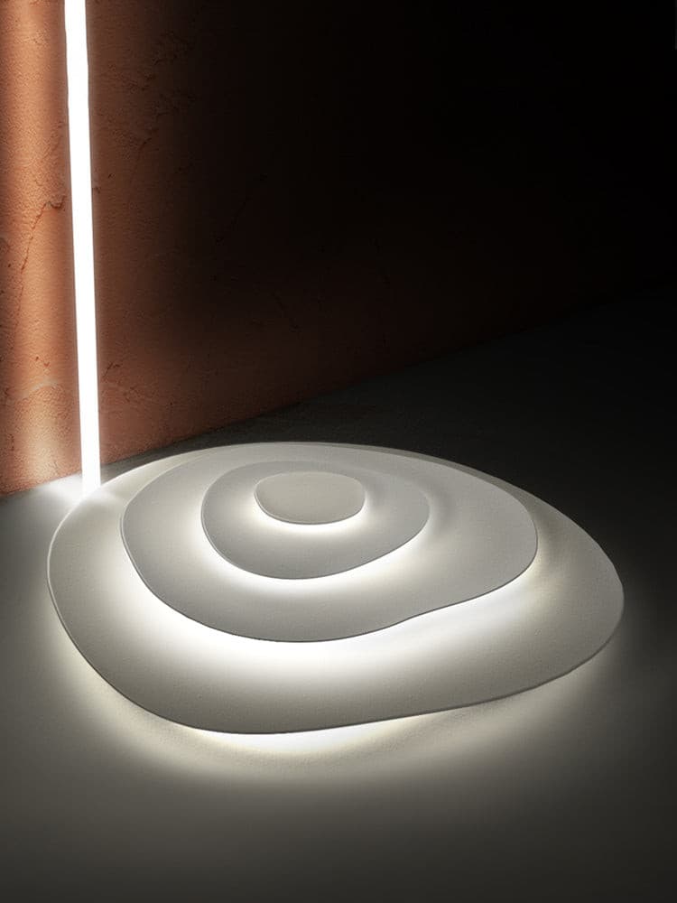 Lampe de Plafond Élégante en Métal - Design Ondulé et Ambiance Chaleureuse