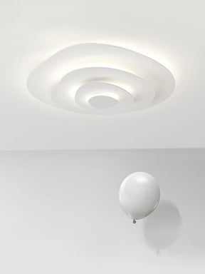 Lampe de Plafond Élégante en Métal - Design Ondulé et Ambiance Chaleureuse