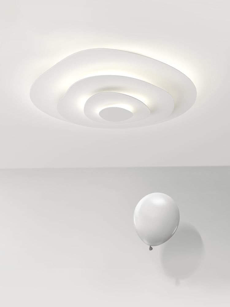 Lampe de Plafond Élégante en Métal - Design Ondulé et Ambiance Chaleureuse