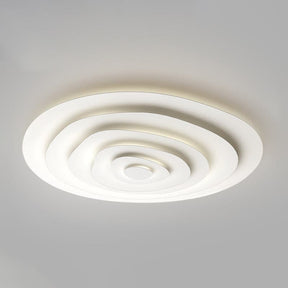 Lampe de Plafond Élégante en Métal - Design Ondulé et Ambiance Chaleureuse