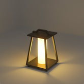 Éclairage Extérieur Résistant aux Intempéries - Lampe Portable en Acier Inoxydable