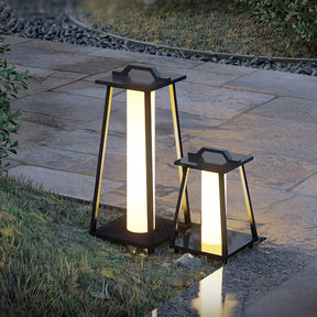 Éclairage Extérieur Résistant aux Intempéries - Lampe Portable en Acier Inoxydable