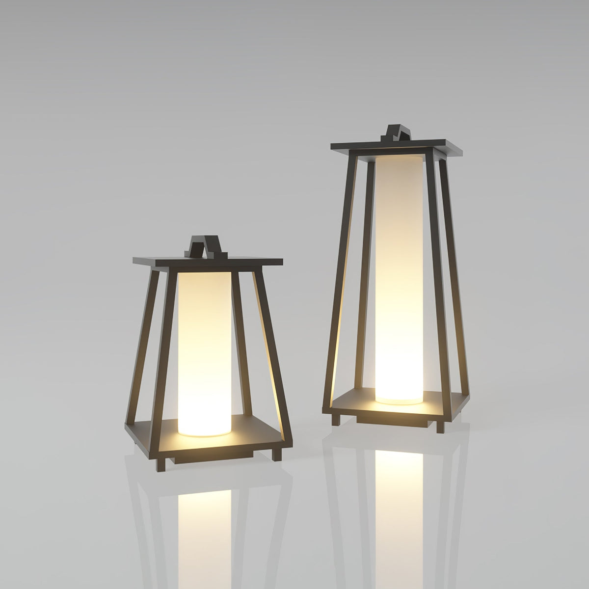 Éclairage Extérieur Résistant aux Intempéries - Lampe Portable en Acier Inoxydable