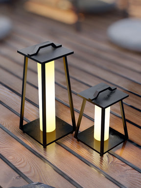 Éclairage Extérieur Résistant aux Intempéries - Lampe Portable en Acier Inoxydable