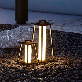 Éclairage Extérieur Résistant aux Intempéries - Lampe Portable en Acier Inoxydable