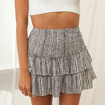 Jupe Mini d'Été Confortable - Style Chic avec Short Intégré